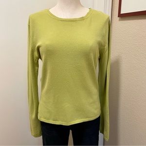 Vintage 90s light olive green sweater
